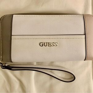 Guess White, Gray and lavander Wallet